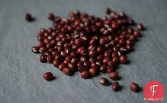 Arroz vermelho e feijão