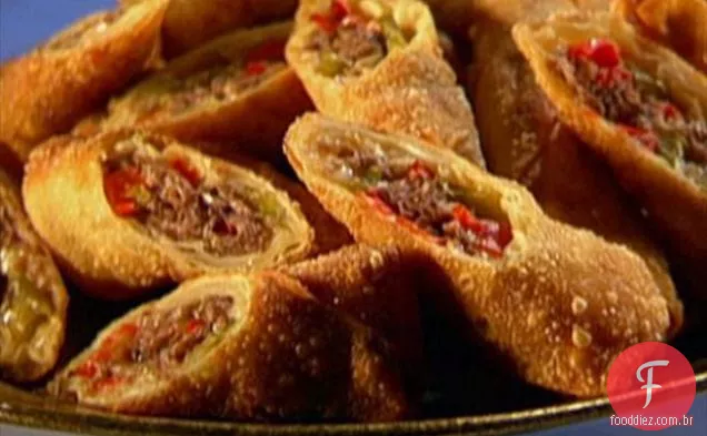 Filly Cheese Steak Egg Rolls