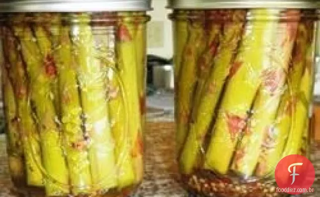 Como fazer espargos em conserva