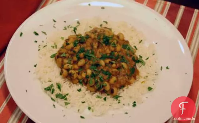 Jantar Hoje À Noite: Ervilhas De Olhos Pretos Com Sabor De Canela