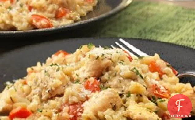 Risoto cremoso-Estilo frango e arroz