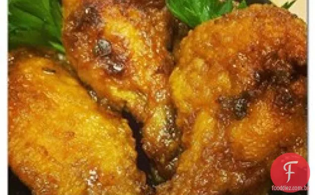 Asas De Frango Com Gengibre Picante