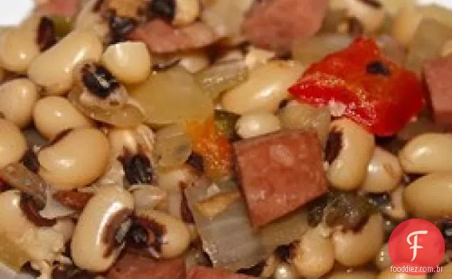 Slow Cooker Spicy Black-eyed Peas