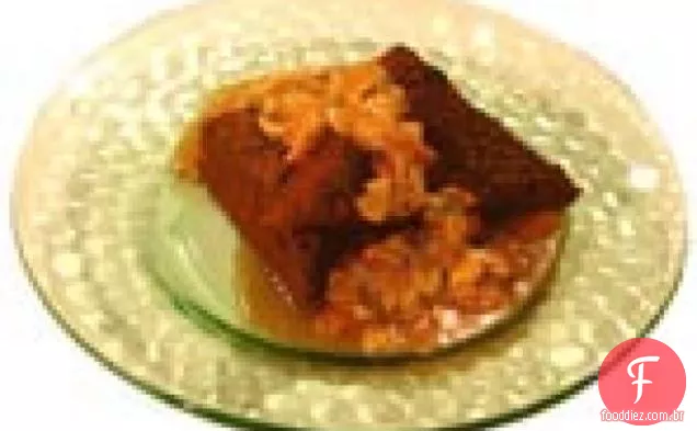 Bolo de Chocolate alemão escuro com amêndoa torrada-Coconut Goo