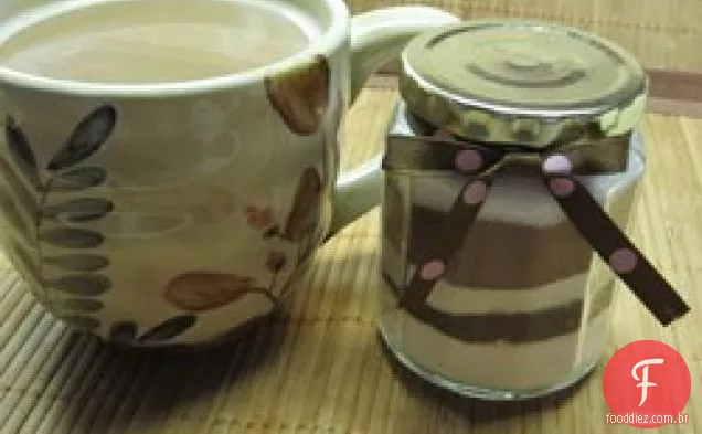 Mistura De Cappuccino Com Sabor