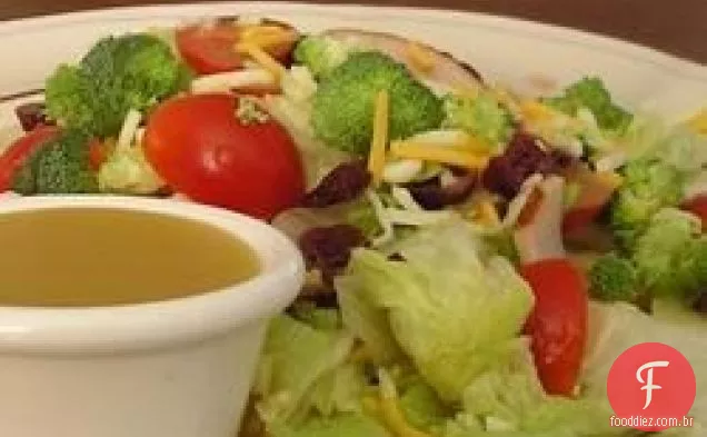 Molho de salada de mostarda de mel fácil e bom