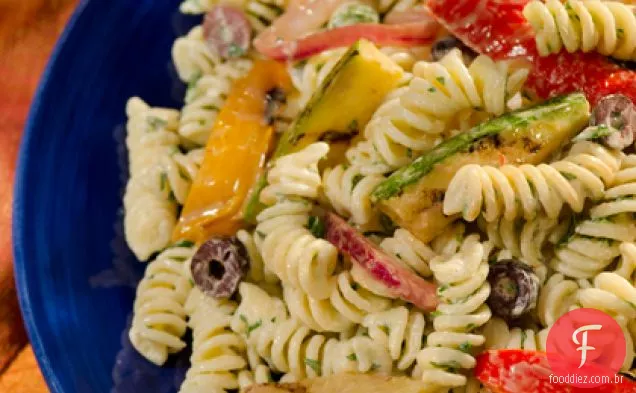 Salada de Macarrão Com Legumes Assados