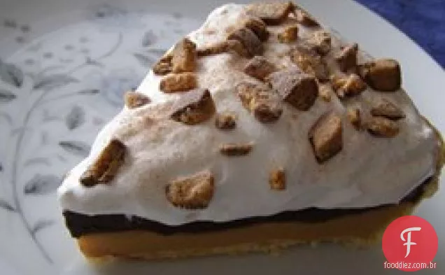 Torta De Manteiga De Amendoim Com Chocolate