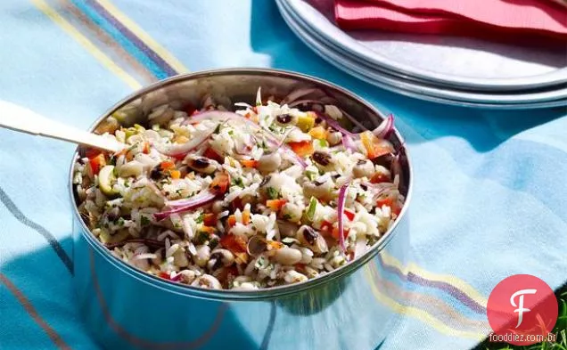Salada De Ervilha De Olhos Pretos-Basmati