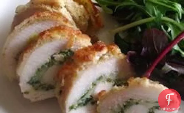 Pesto Cheesy Chicken Rolls