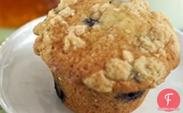 Mel Salgado Crumble Muffins De Mirtilo
