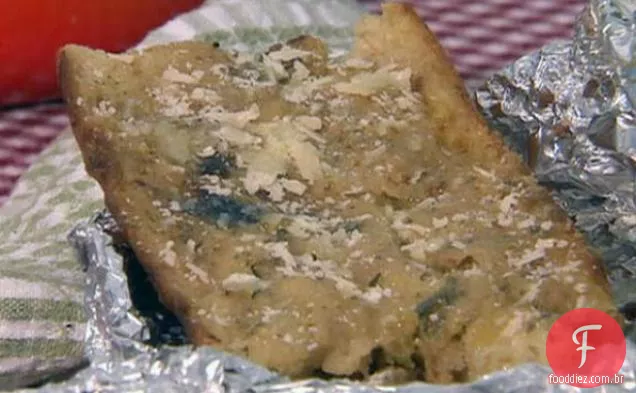 Alho Assado Grelhado-Pão De Alecrim