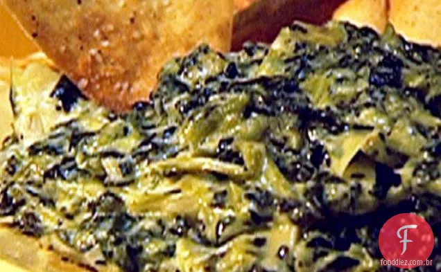 Collard verde e alcachofra Dip