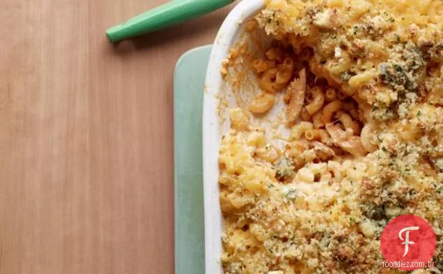 Buffalo-macarrão com frango e queijo