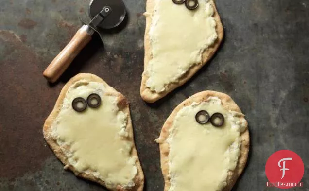 Pizzas Brancas Assustadoras Individuais