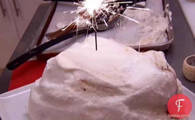 Rocky Road Horror Picture Show Baked Alaska