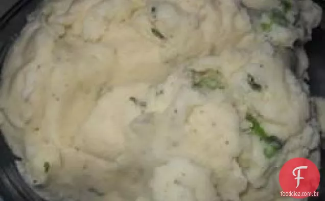 Batatas fáceis e rápidas de Cream Cheese
