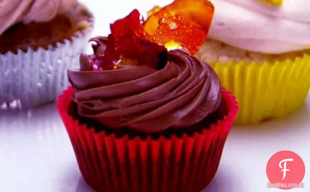 Cupcakes De Chocolate Escuro Chipotle