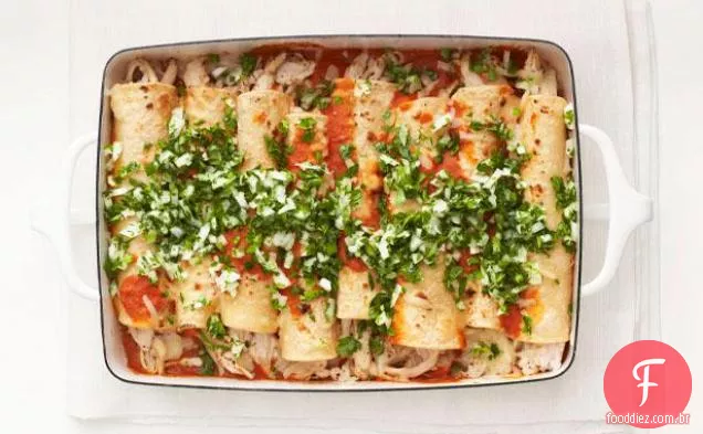 Enchiladas De Frango Leve