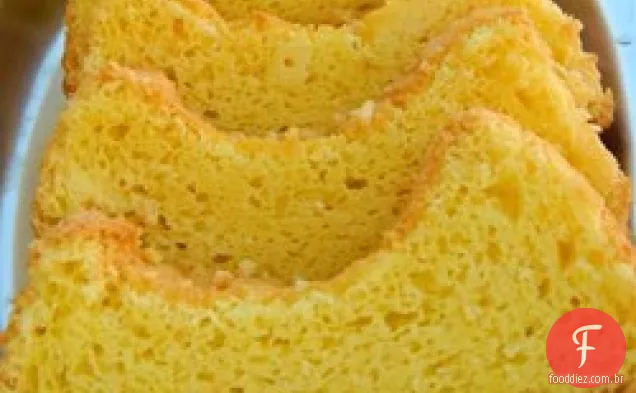 Bolo De Comida De Anjo Amarelo