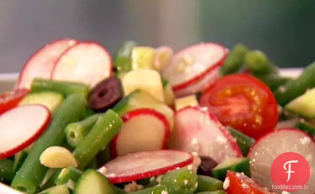 Salada De Feijão Verde Picada Crocante
