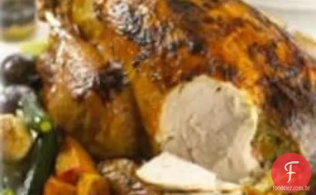 Turquia envidraçada com mostarda Maille ® Honey Dijon