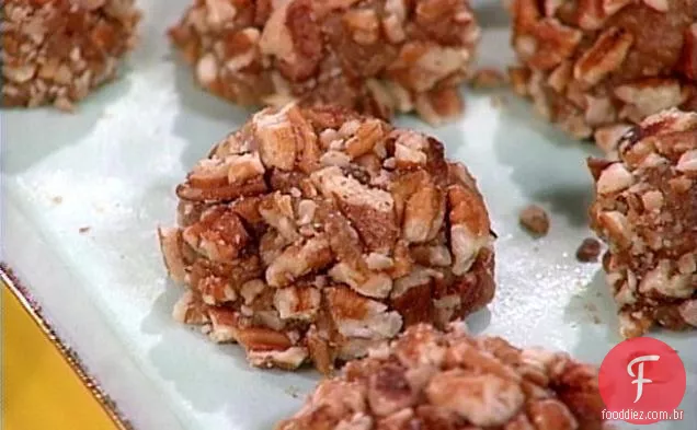 Bourbon Rua bolas com Pecans