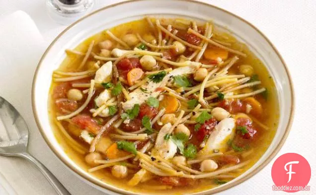 Chickpea Chicken-Noodle Soup