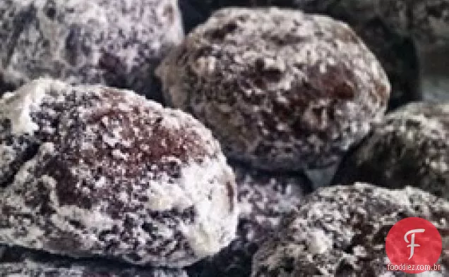 Biscoitos De Casamento Mexicanos De Chocolate