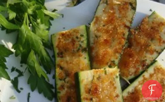 Alho Grelhado Parmesão Abobrinha