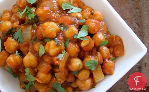 Rápido Curried Chick Peas