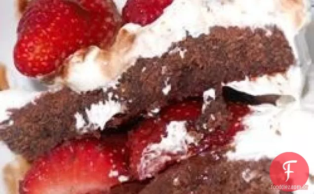 Morango Brownie Delight