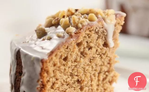 Bolo de especiarias com esmalte de gengibre