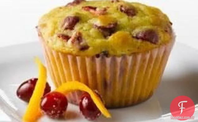 Muffins de laranja Cranberry com mistura de cozimento Truvia® 