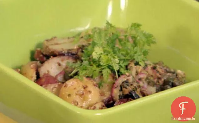 Salada De Batata Grelhada Estilo Francês
