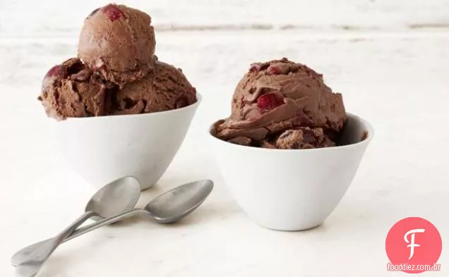 Sorvete De Cereja E Chocolate