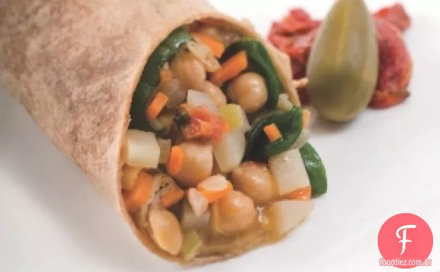 Tal Ronnen's Mediterranean Chickpea Wrap