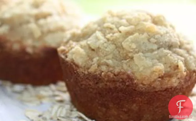 Muffins De Banana Com Manteiga De Amendoim