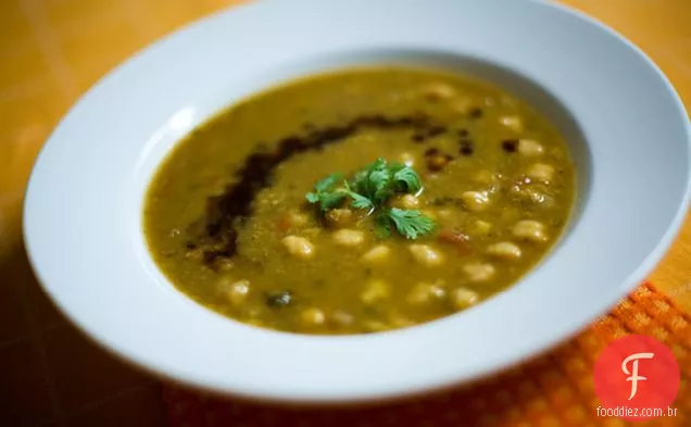 Chole Masala-Caril De Grão-De-Bico