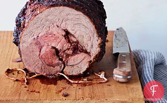 Carne Chuck Eye assado com páprica-Herb Rub