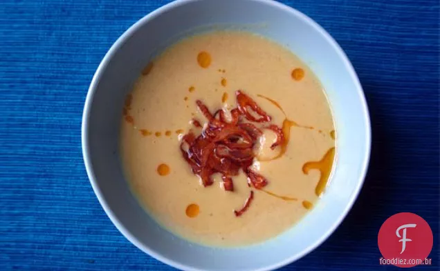 Sopa De Grão De Bico De Coco Com Capim-Limão