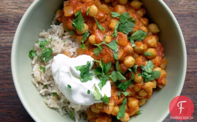 Picante Grão De Bico Curry