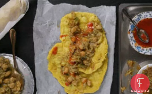 Grão-De-Bico Masala Sanduíche