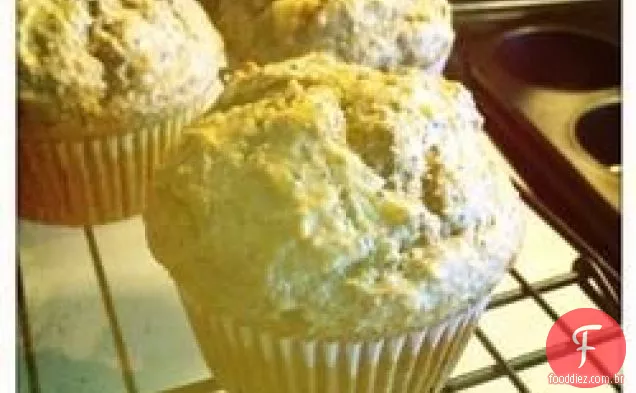 Sementes de papoula e muffins de Banana