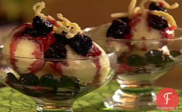 Iogurte congelado doce e picante Sundae