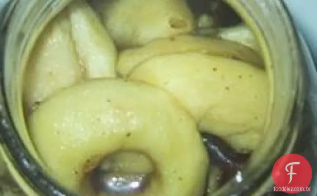 Picles Do Refrigerador Da Maçã