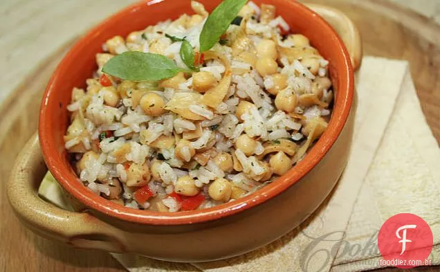 Arroz Com Grão De Bico E Tagliatelle