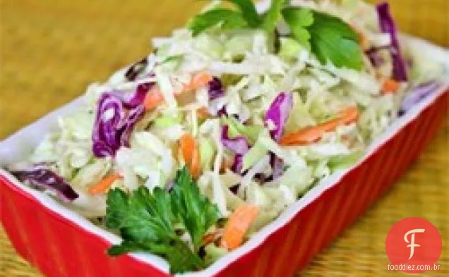 Salada De Repolho Com Baixo Teor De Gordura