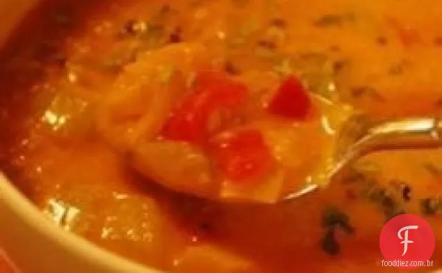 Sopa Cremosa De Tomate E Cream Cheese