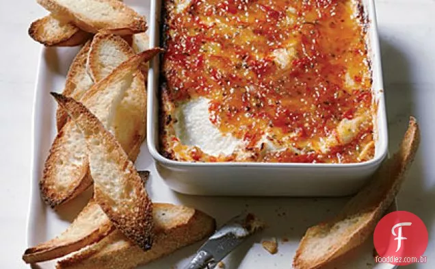 Gratinado De Queijo De Cabra Vitrificado Com Pimenta